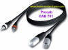 procab cab701 cab 701 rca xlr male femelle cable cordon connecteur fiche