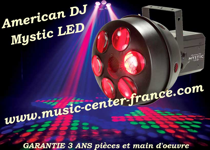 centre piste jeu de lumière à LED DMX light ADJ American DJ