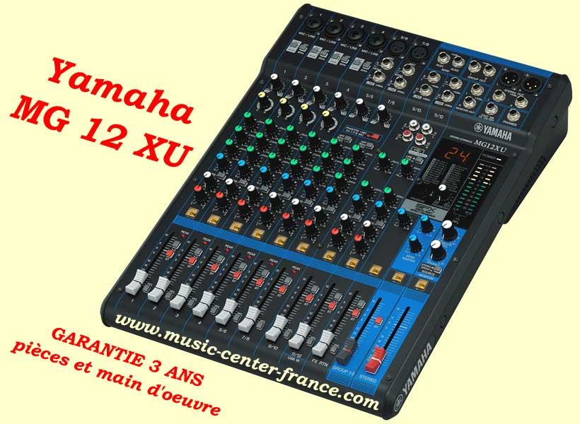 Yamaha MG 12 XU mg12xu console musicien