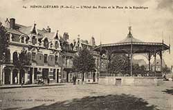 henin lietard place de la republique kiosque bureau de poste carte 019