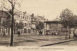 henin lietard place de la republique kiosque bureau de poste carte 020