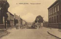 henin lietard beaumont passage pont souterrain carte postale animee photo cp cpa