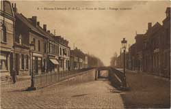 henin lietard beaumont passage pont souterrain carte postale animee photo cp cpa