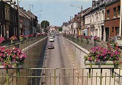 henin lietard beaumont passage pont souterrain carte postale 010