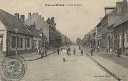 henin lietard beaumont rue de lens boulevard gabriel peri carte postale animee cp cpa