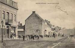 henin lietard beaumont rue de lens boulevard gabriel peri epicerie russe fosse carte postale animee cp cpa