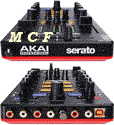 Akai AMX table de mixage numérique vue avant arrière face dos connectique