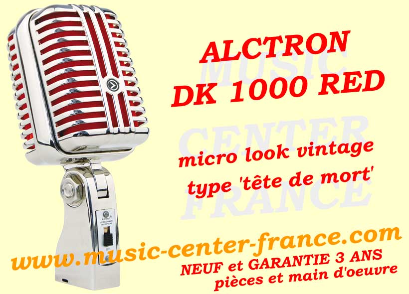 Alctron DK1000 DK 1000 rouge red black noir micro
