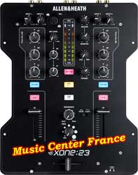 allen & heath xone23 xone 23 table de mixage mixer top