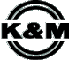 K&M logo