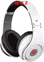 Monster Beats Studio white by Dr DRE