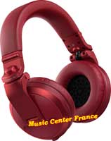 pioneer hdj-x5 bt x5 bt r red rouge casque dj vug