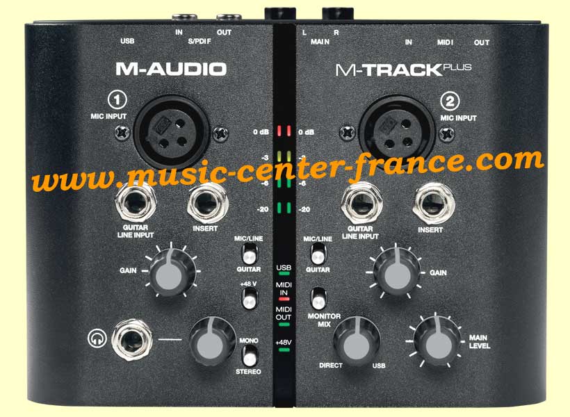 M-Audio M-Track plus carte son interface audio top
