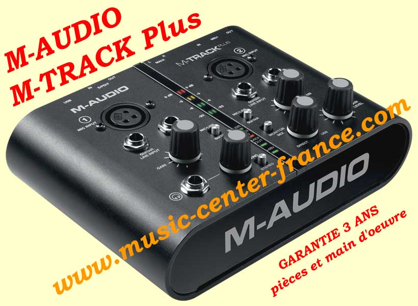 M-Audio M-Track plus carte son interface audio vug