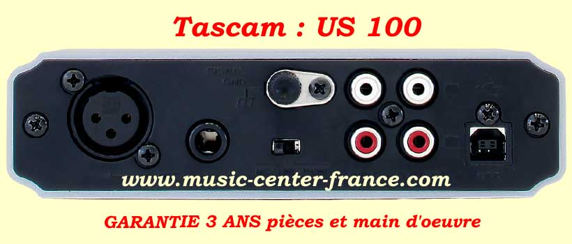 Tascam US100 US 100 carte son interface audio