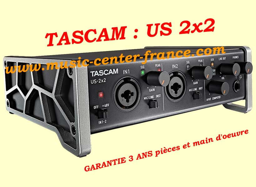 Tascam US2x2 US 2x2 carte son interface audio vug