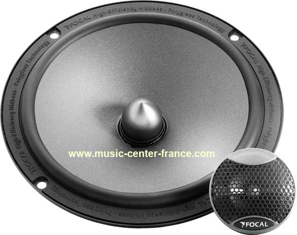 haut-parleur hp coaxial kit éclaté séparé Focal intégration IS165 IS 165 -  ampli auto-radio détecteur radar GPS hp haut-parleur sub subwoofer tuning  iasca spl - Music Center France MCF hénin beaumont arras